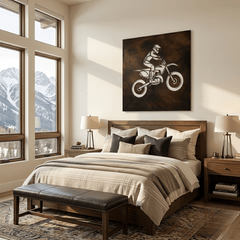 The Dirt and Steel - Metal Wall Art - Umber - Anthem Classic