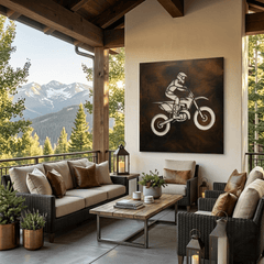 The Dirt and Steel - Metal Wall Art - Umber - Anthem Classic