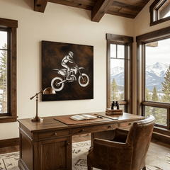 The Dirt and Steel - Metal Wall Art - Umber - Anthem Classic