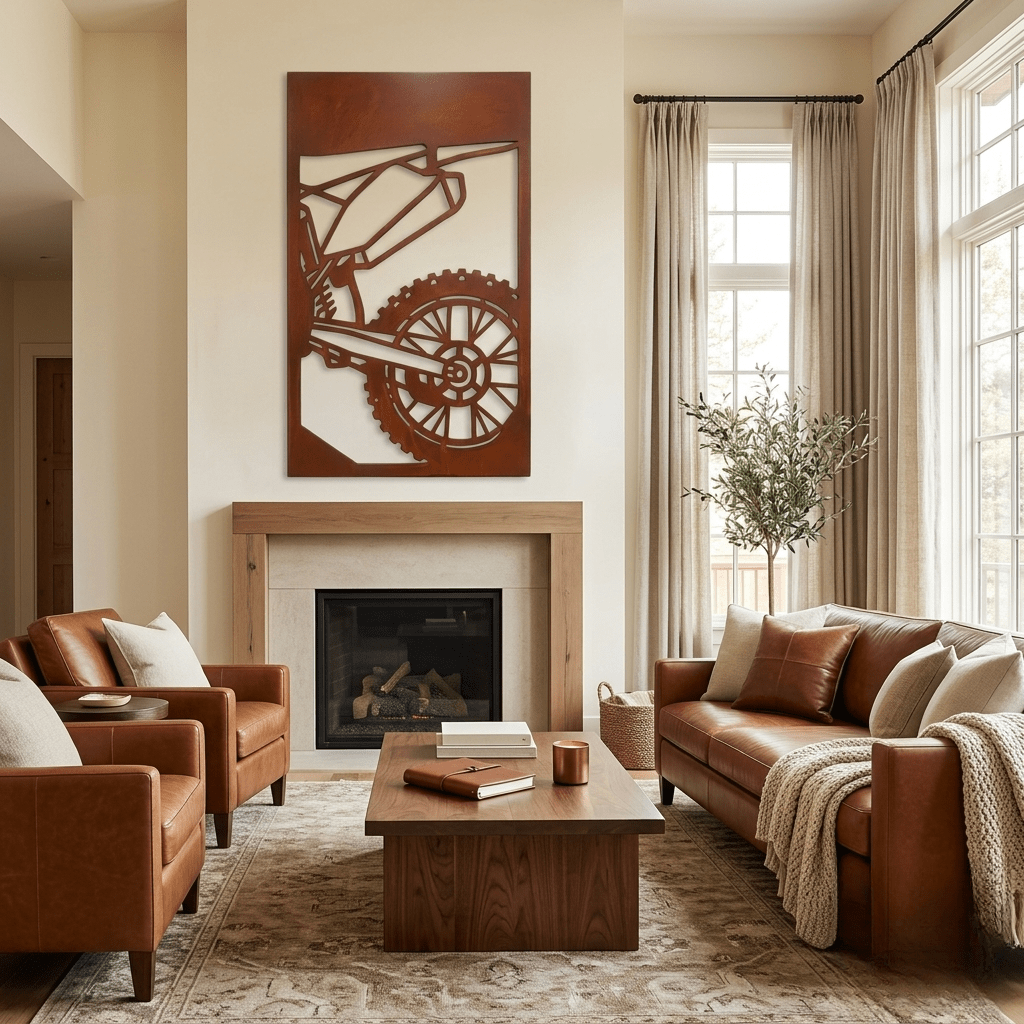 The Dirt Bike - Metal Wall Art - Oxide - Anthem Classic