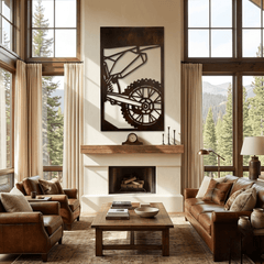 The Dirt Bike - Metal Wall Art - Umber - Anthem Classic