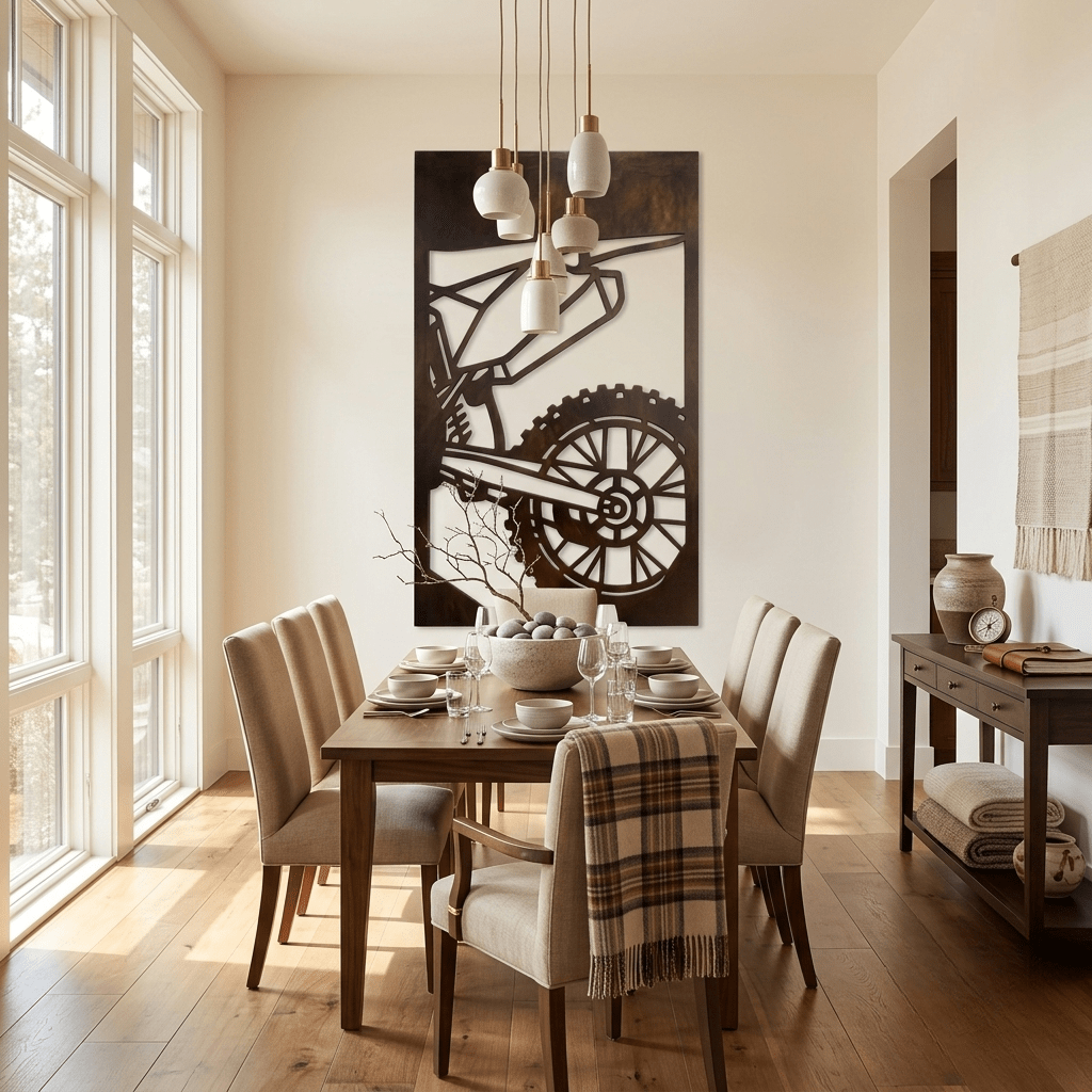 The Dirt Bike - Metal Wall Art - Umber - Anthem Classic