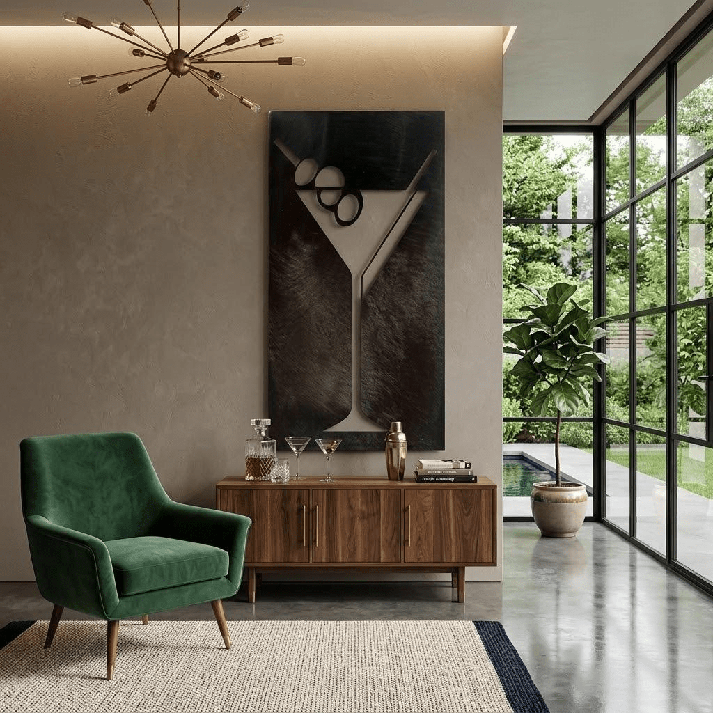 The Dirty Martini - Metal Wall Art - Anthem Classic