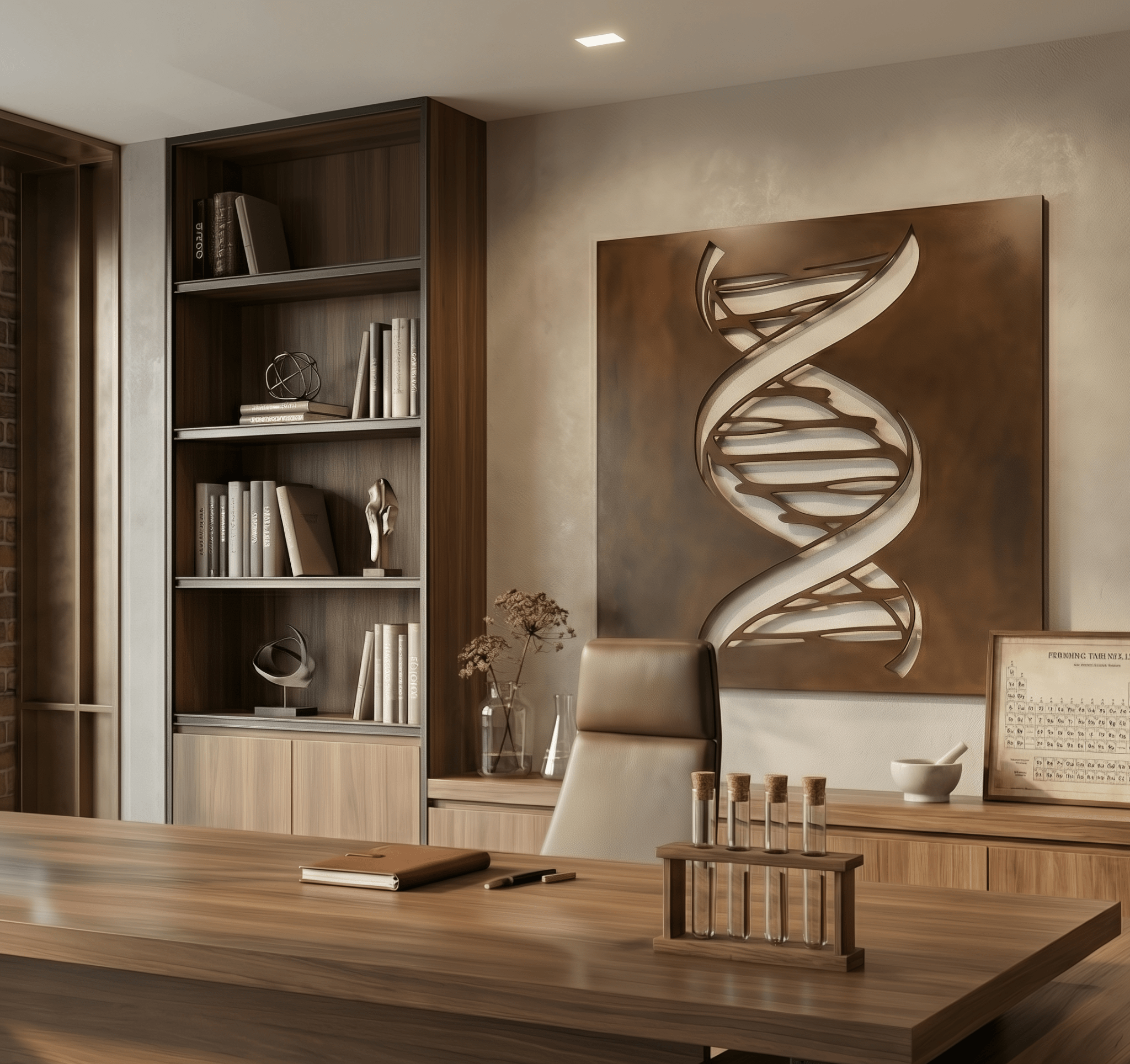 The DNA Helix - Metal Wall Art - Anthem Classic