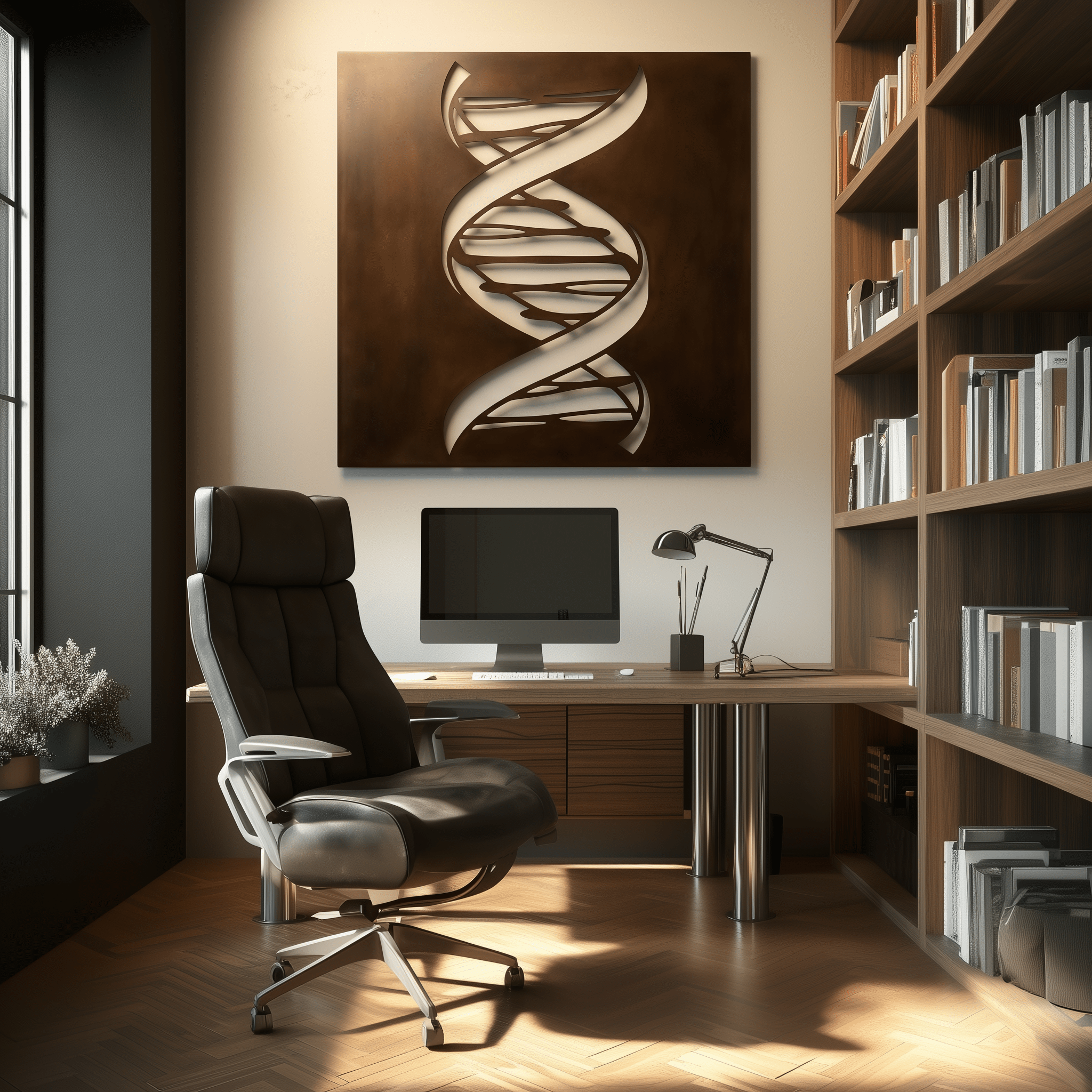 The DNA Helix - Metal Wall Art - Anthem Classic