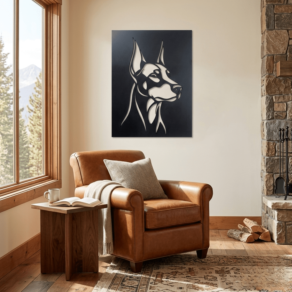 The Doberman - Metal Wall Art - Forge - Anthem Classic