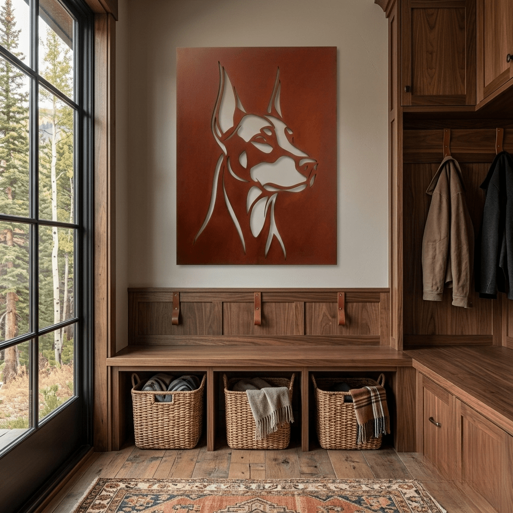 The Doberman - Metal Wall Art - Oxide - Anthem Classic