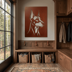 The Doberman - Metal Wall Art - Oxide - Anthem Classic