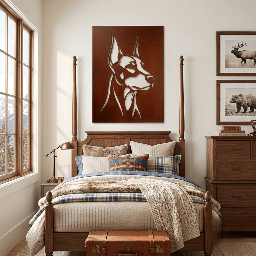 The Doberman - Metal Wall Art - Oxide - Anthem Classic