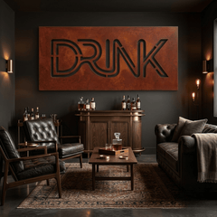 The Drink - Metal Wall Art - Oxide - Anthem Classic
