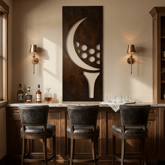 The Driver - Metal Wall Art - Umber - Anthem Classic