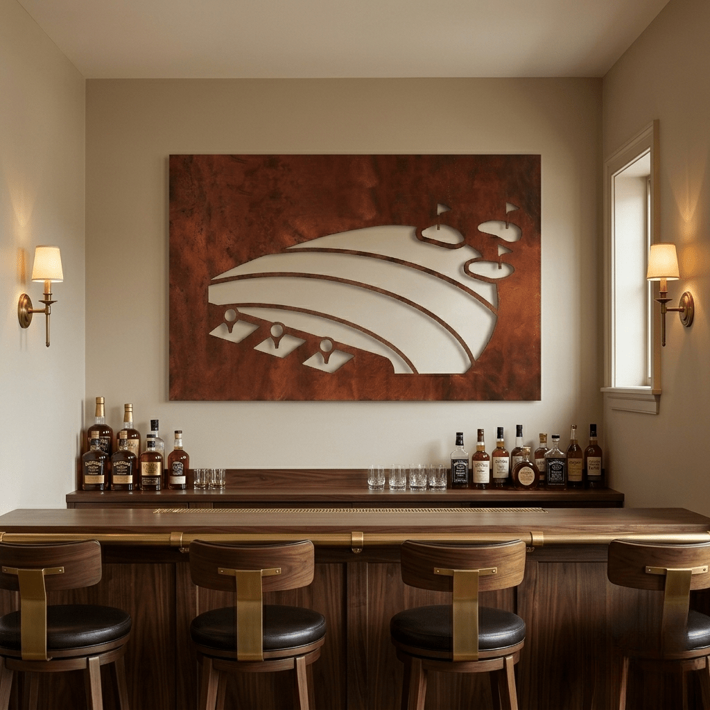 The Driving Range - Metal Wall Art - Oxide - Anthem Classic