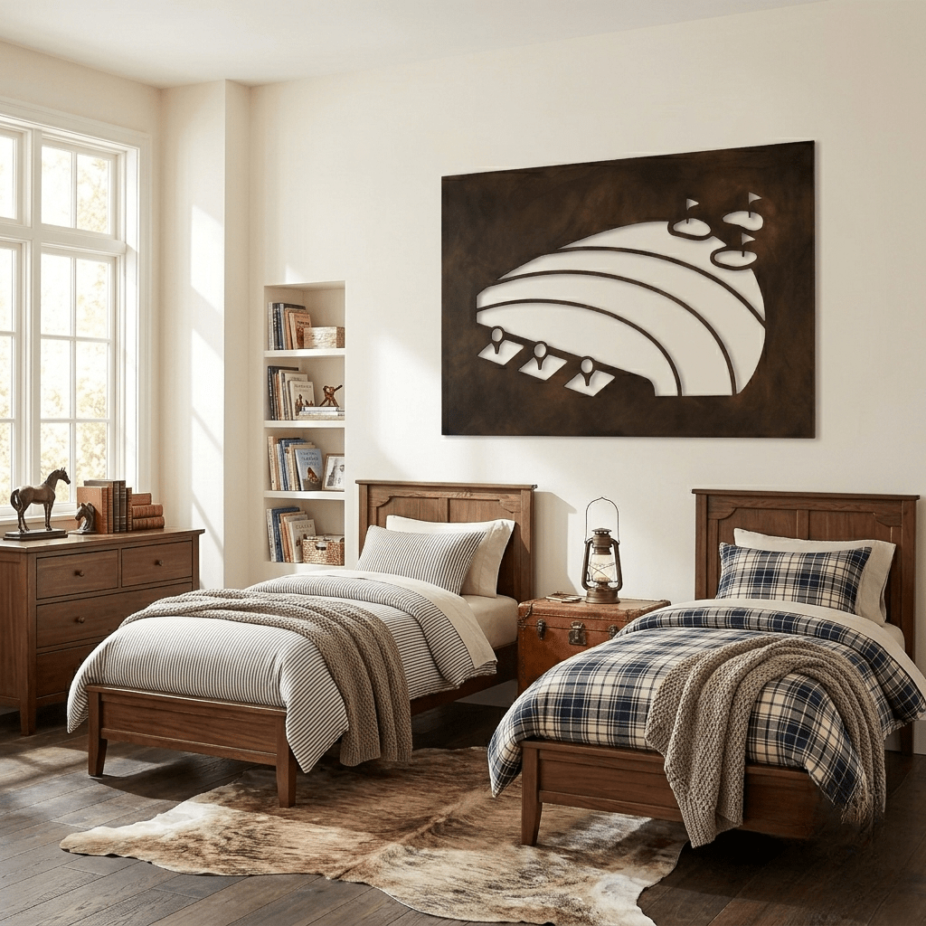 The Driving Range - Metal Wall Art - Umber - Anthem Classic