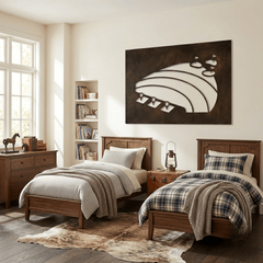 The Driving Range - Metal Wall Art - Umber - Anthem Classic