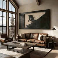 The Dropline - Metal Wall Art - Forge