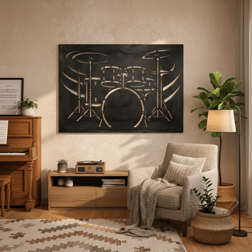 The Drum Kit - Metal Wall Art - Anthem Classic