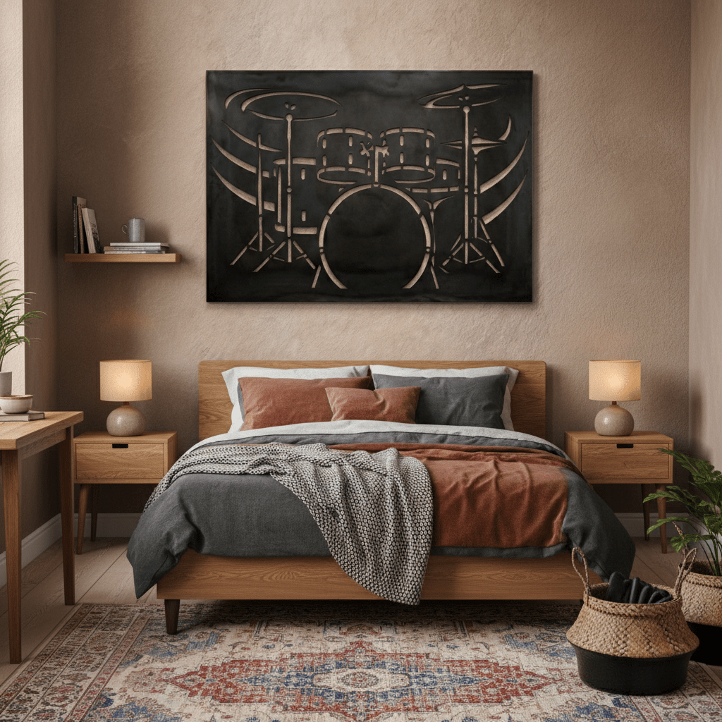 The Drum Kit - Metal Wall Art - Anthem Classic