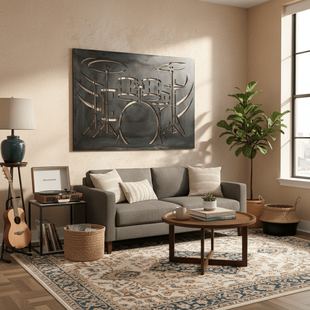 The Drum Kit - Metal Wall Art - Anthem Classic