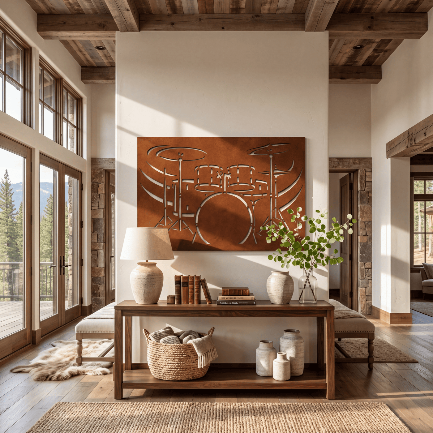 The Drum Kit - Metal Wall Art - Oxide - Anthem Classic