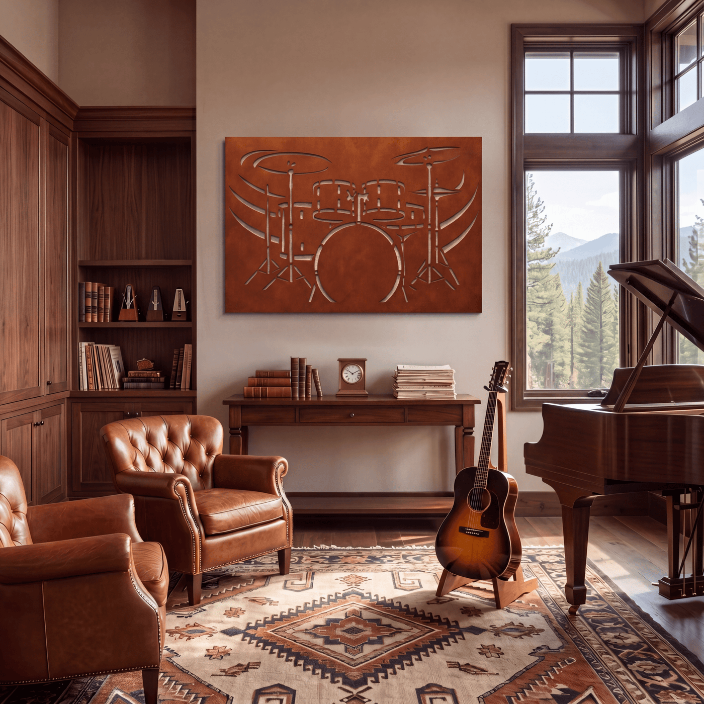The Drum Kit - Metal Wall Art - Oxide - Anthem Classic