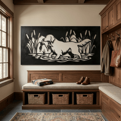 The Duck Dog - Metal Wall Art - Forge - Anthem Classic