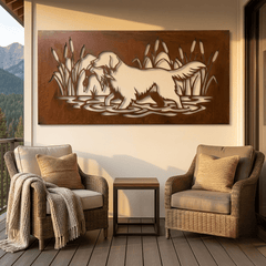 The Duck Dog - Metal Wall Art - Oxide - Anthem Classic