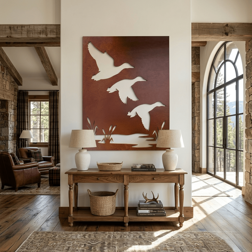 The Duck Hunter - Metal Wall Art - Oxide - Anthem Classic