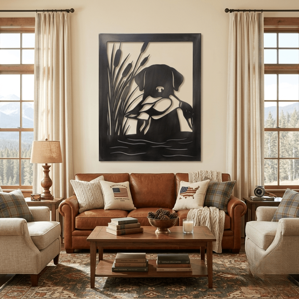 The Duck Retriever - Metal Wall Art - Forge - Anthem Classic