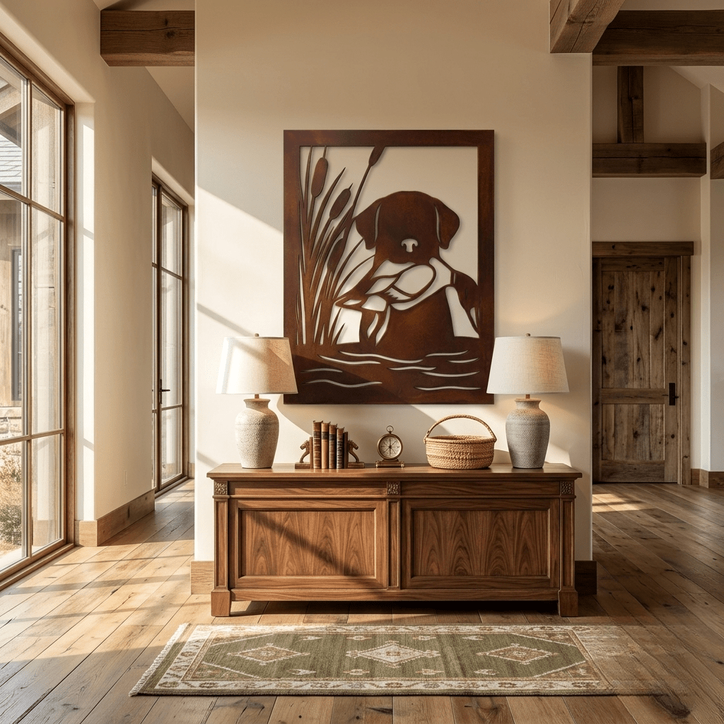 The Duck Retriever - Metal Wall Art - Oxide - Anthem Classic