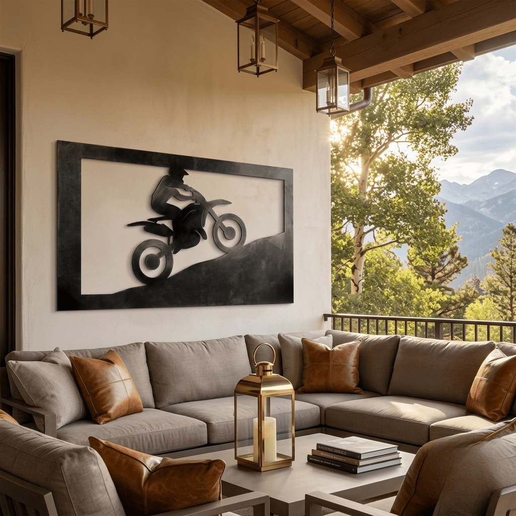 The Dustline Rider - Metal Wall Art - Forge - Anthem Classic