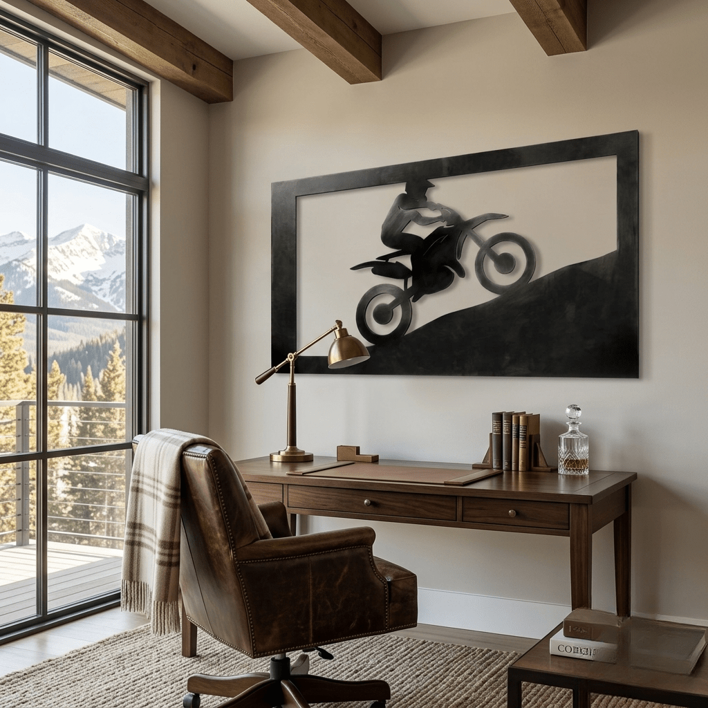 The Dustline Rider - Metal Wall Art - Forge - Anthem Classic