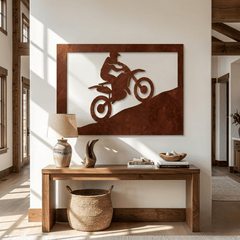 The Dustline Rider - Metal Wall Art - Oxide - Anthem Classic