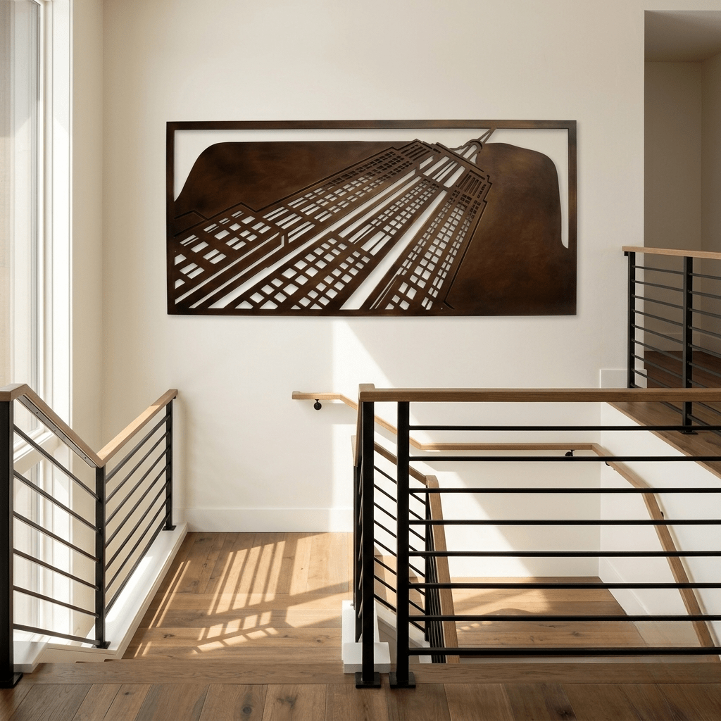 The Empire State Building - Metal Wall Art - Umber - Anthem Classic