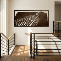 The Empire State Building - Metal Wall Art - Umber