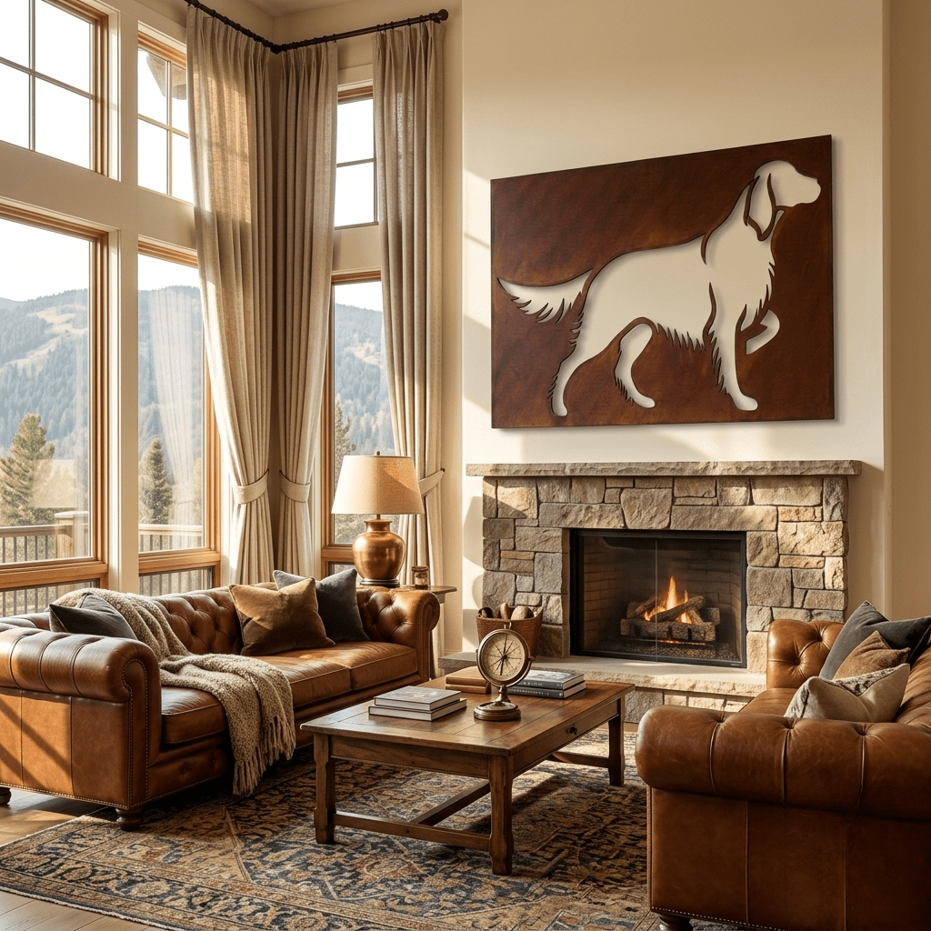 The English Setter - Metal Wall Art - Oxide - Anthem Classic