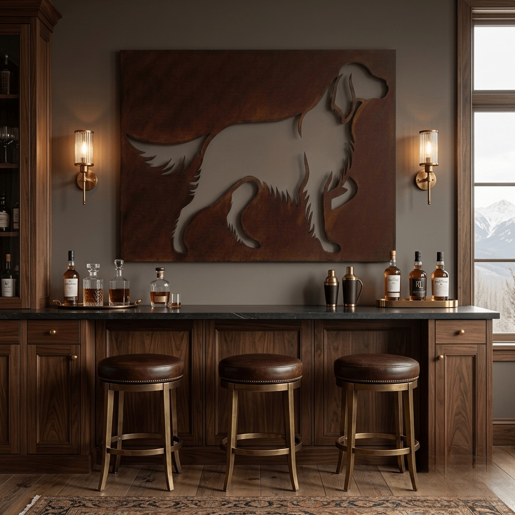 The English Setter - Metal Wall Art - Oxide - Anthem Classic