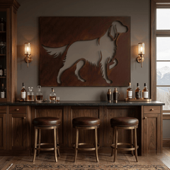 The English Setter - Metal Wall Art - Oxide - Anthem Classic