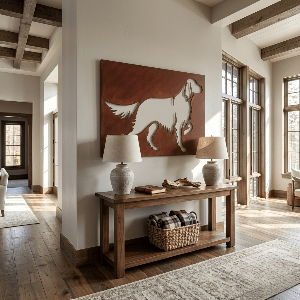 The English Setter - Metal Wall Art - Oxide - Anthem Classic
