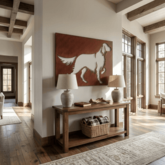 The English Setter - Metal Wall Art - Oxide - Anthem Classic
