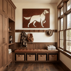 The English Setter - Metal Wall Art - Oxide - Anthem Classic