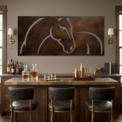 The Equine - Metal Wall Art - Umber - Anthem Classic