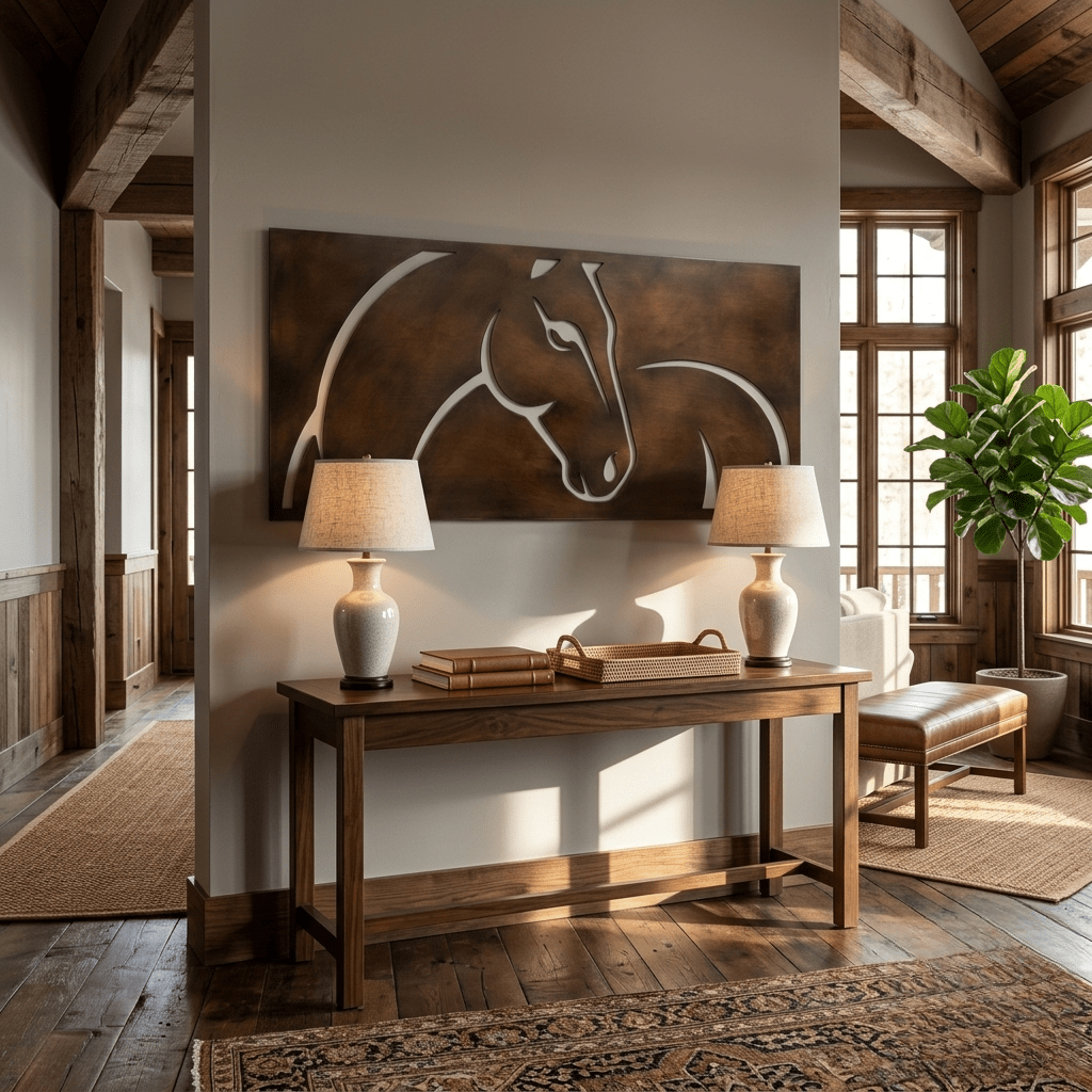 The Equine - Metal Wall Art - Umber - Anthem Classic