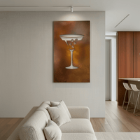 The Espresso Martini - Metal Wall Art - Oxide