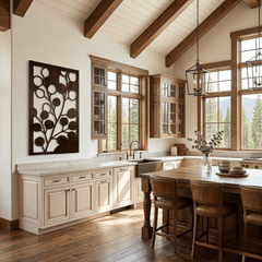 The Eucalyptus - Metal Wall Art - Umber - Anthem Classic