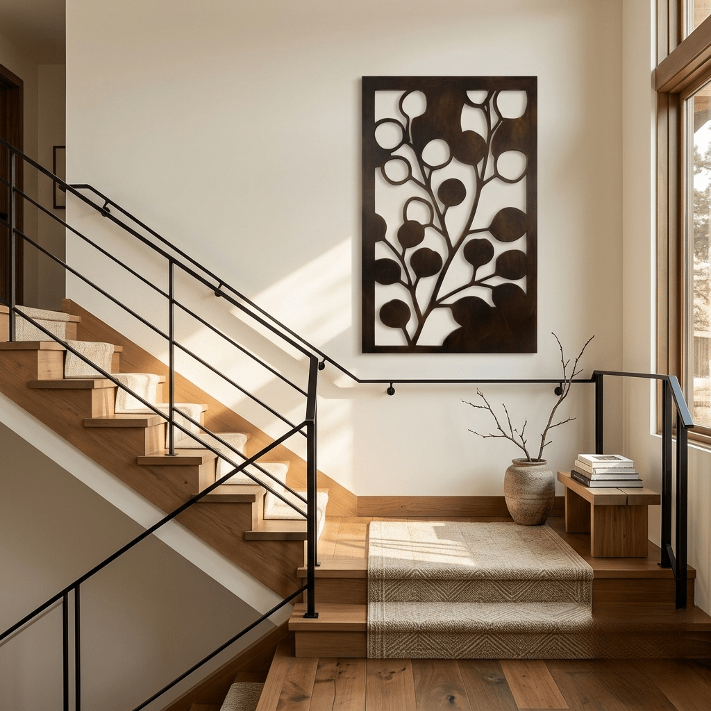 The Eucalyptus - Metal Wall Art - Umber - Anthem Classic