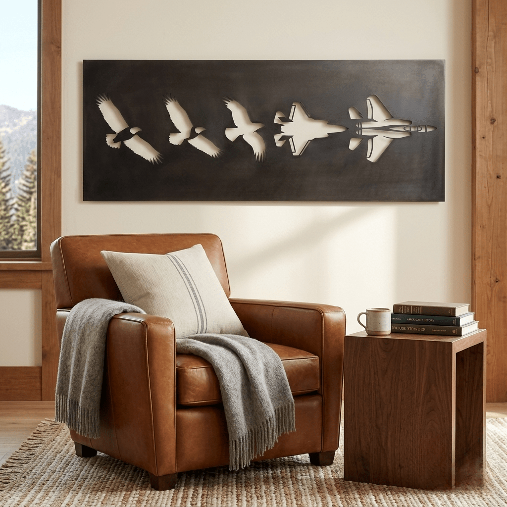 The Evolution of Flight - Metal Wall Art - Forge - Anthem Classic