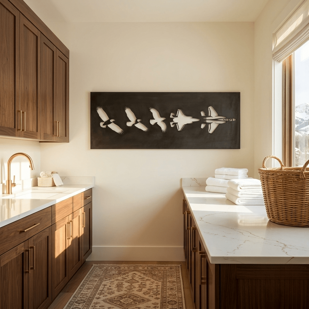 The Evolution of Flight - Metal Wall Art - Forge - Anthem Classic