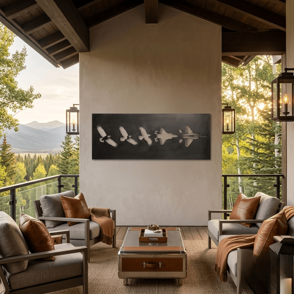 The Evolution of Flight - Metal Wall Art - Forge - Anthem Classic