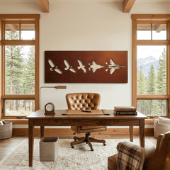 The Evolution of Flight - Metal Wall Art - Oxide - Anthem Classic