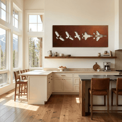 The Evolution of Flight - Metal Wall Art - Oxide - Anthem Classic